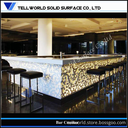 Large Commericial Furniture Club Bar Counter (TW-TRCT-018)